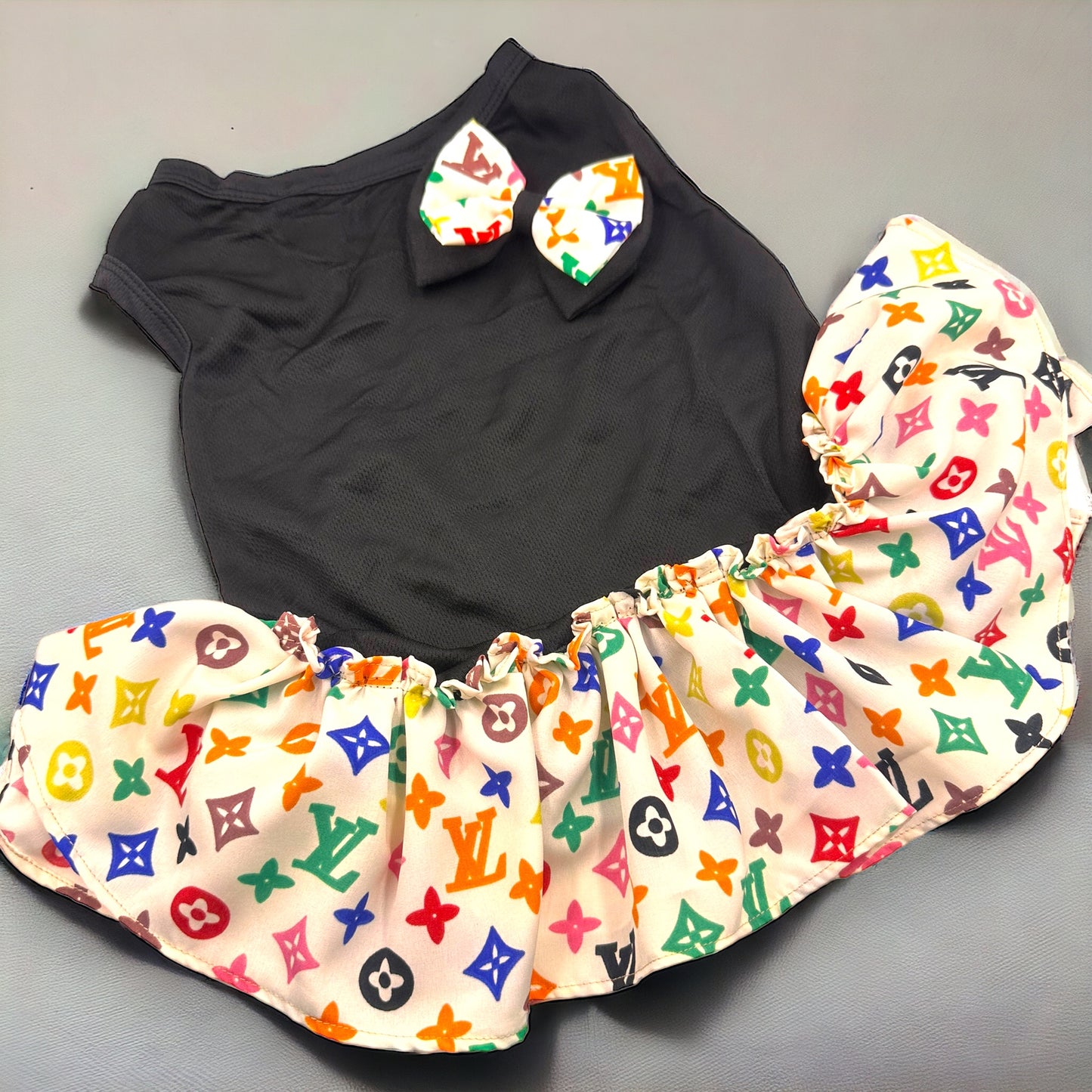 LV Black Luxury Dress