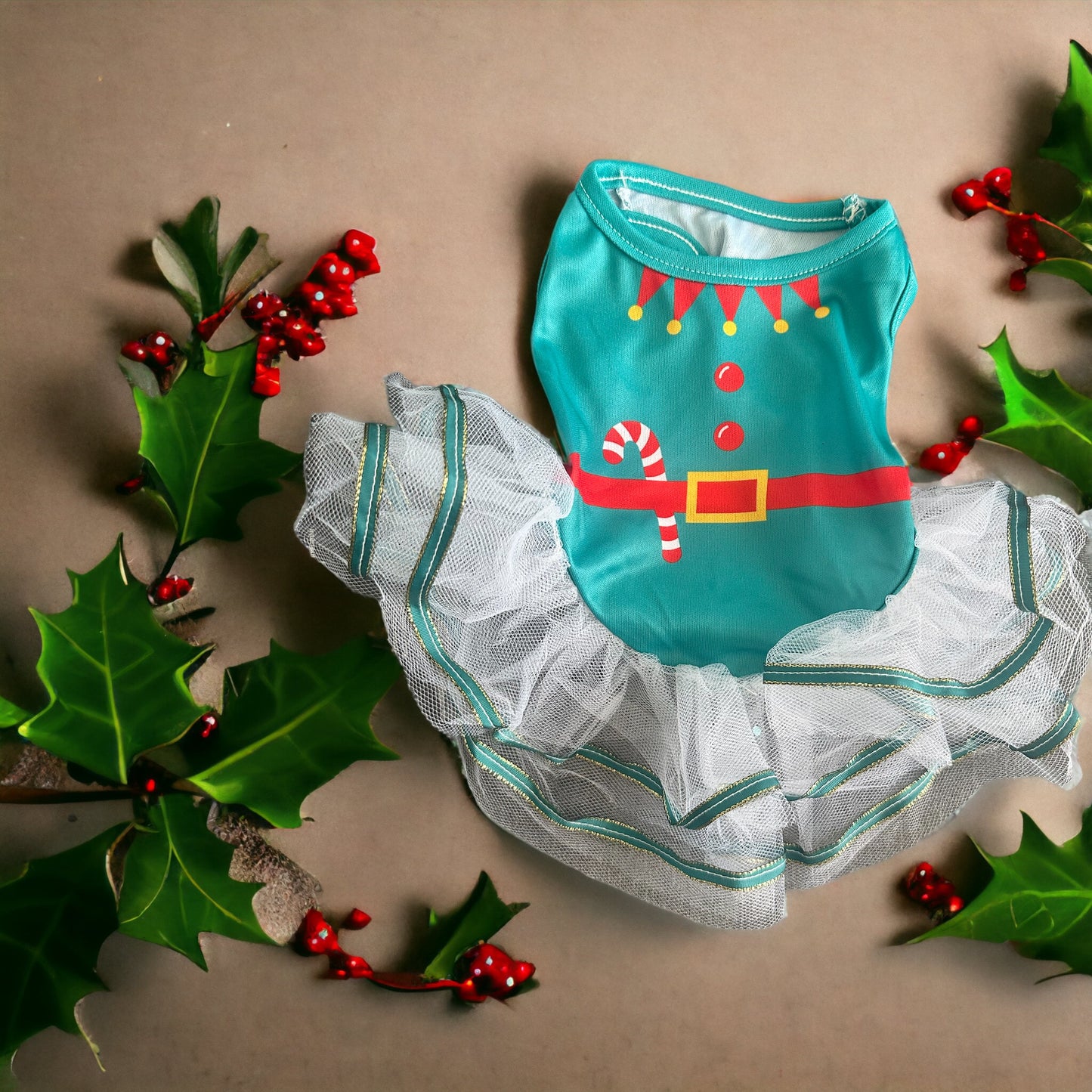 Disfraz Elfo Navideño para Perro - Little Helper Dress