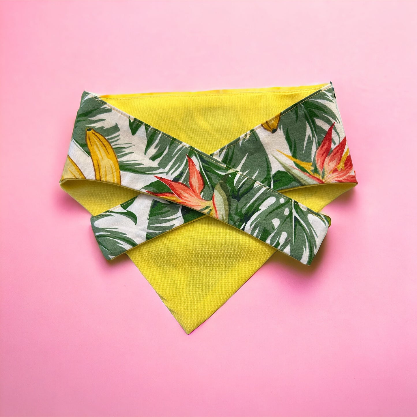Bandana (2-in-1) Tropical Yellow