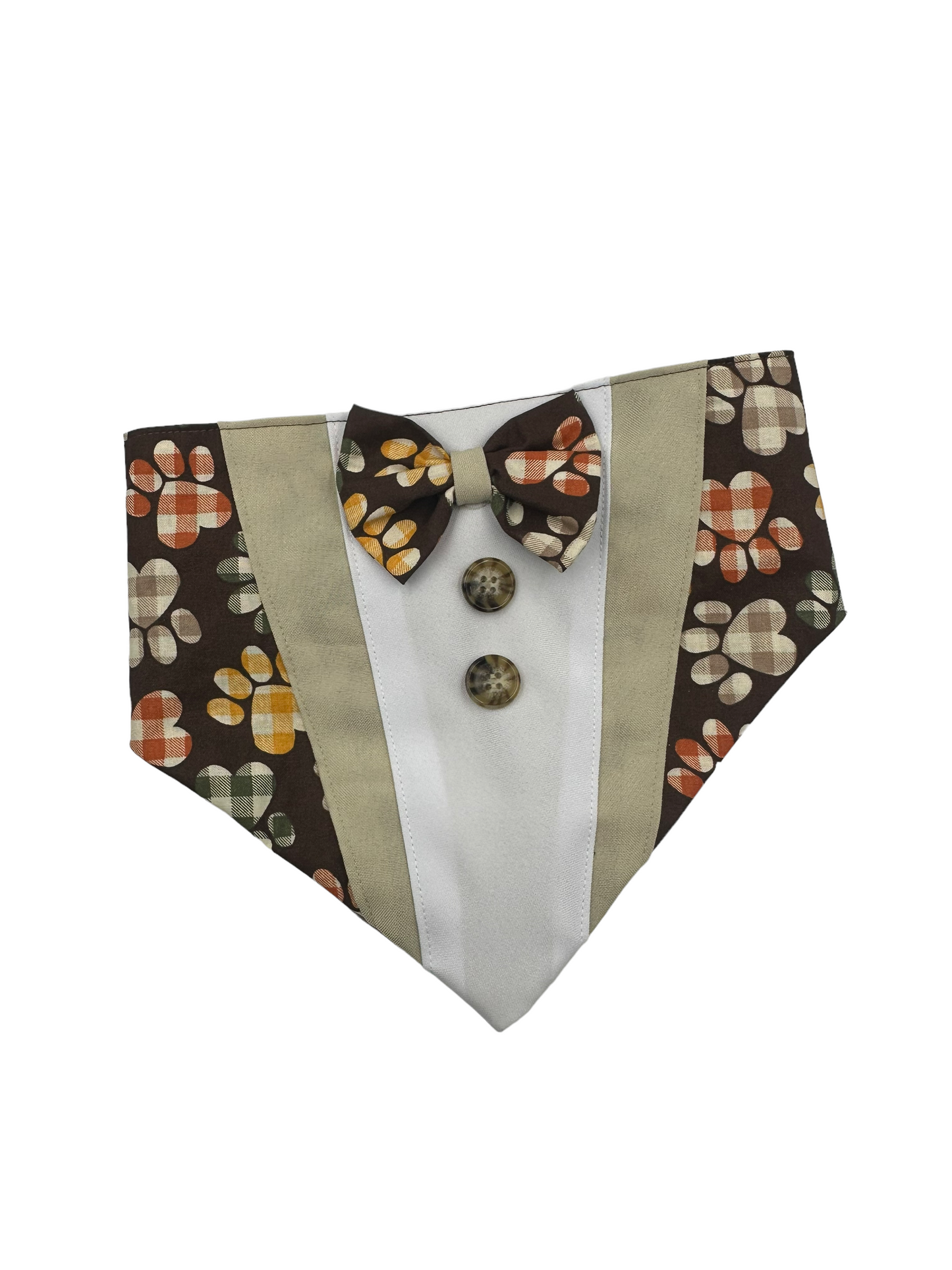 Bandana Tuxedo Paw Print