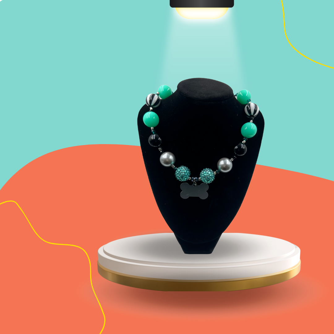 Necklace Baby Blue Bone