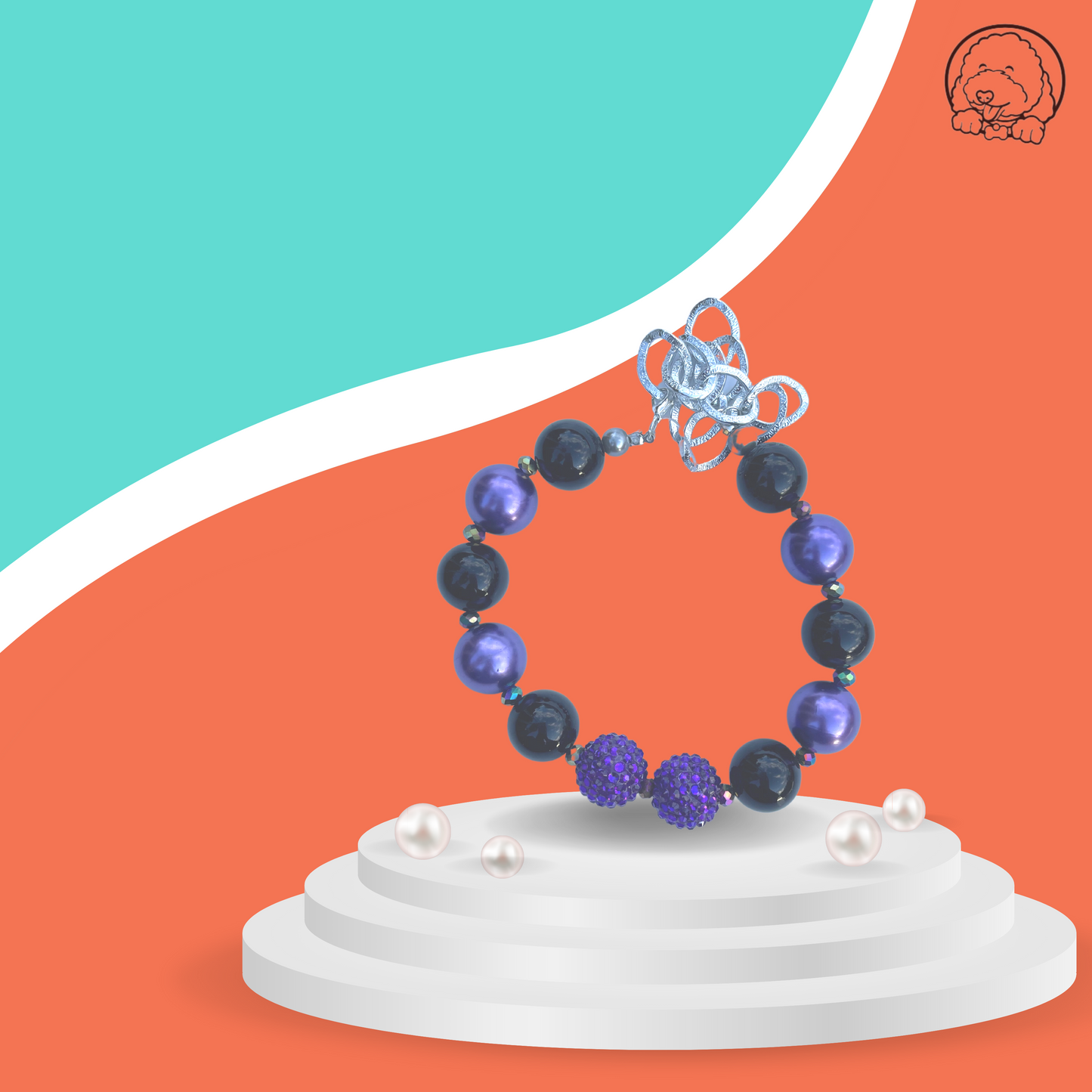 Necklace (Violet chic)