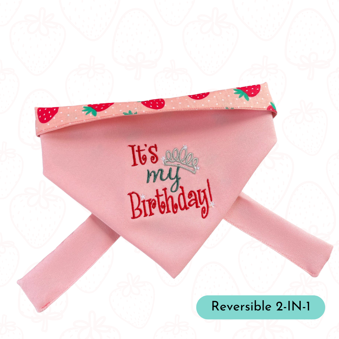•It’s my birthday• Bandana 2-in-1