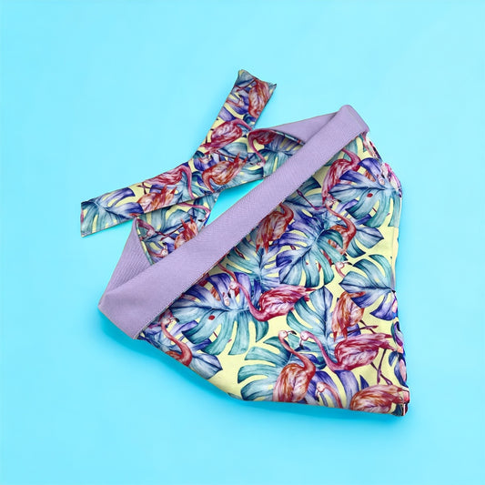 Tropical Flamencos Bandana 2-in-1