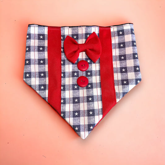 Bandana Red Stars Tuxedo