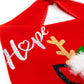 Reindeer Red Xmas Pet Bandana with Tutu