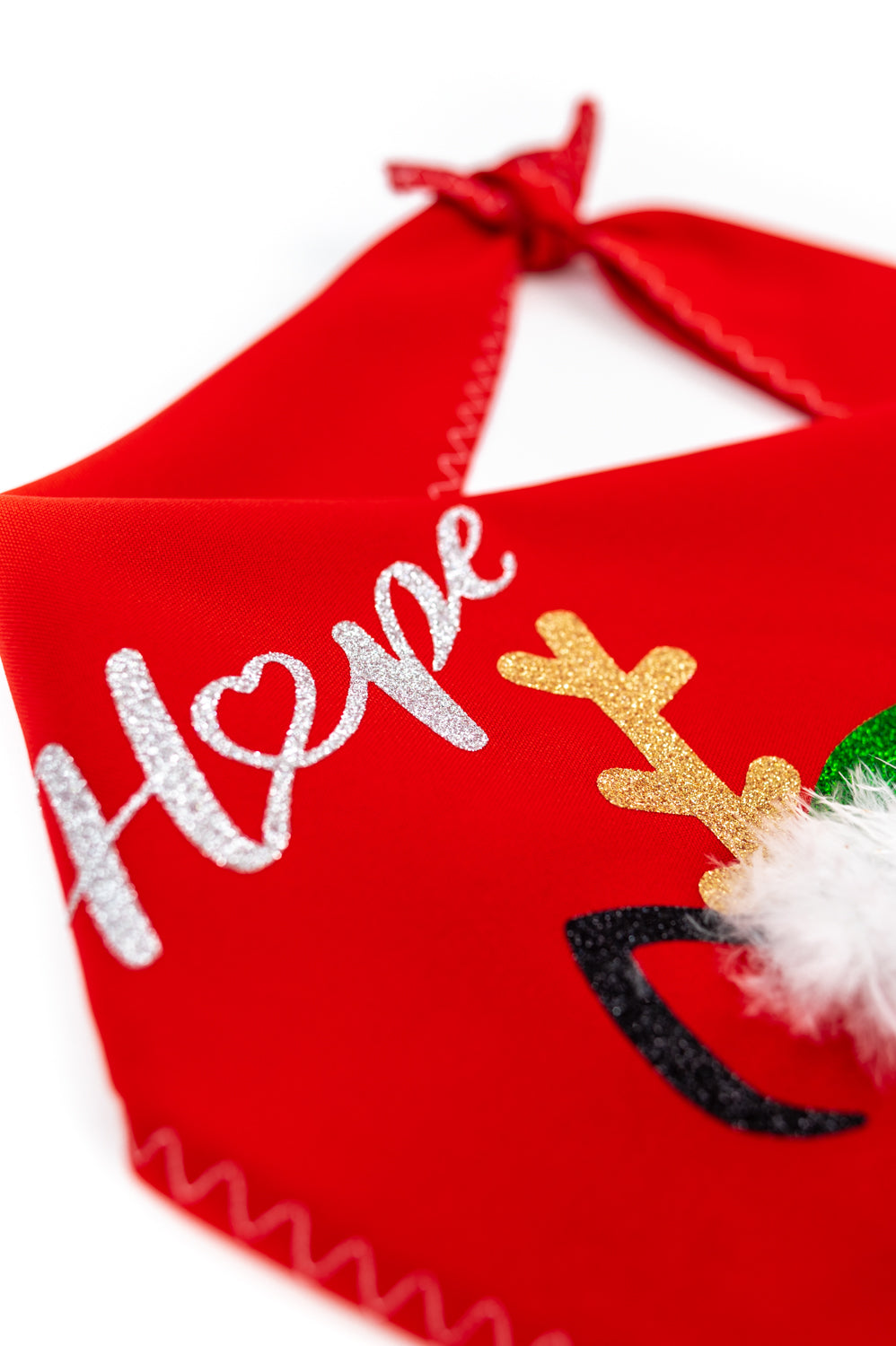 Reindeer Red Xmas Pet Bandana with Tutu