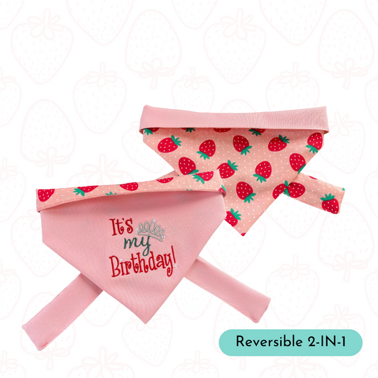 Bandana #Strawberry It’s my birthday