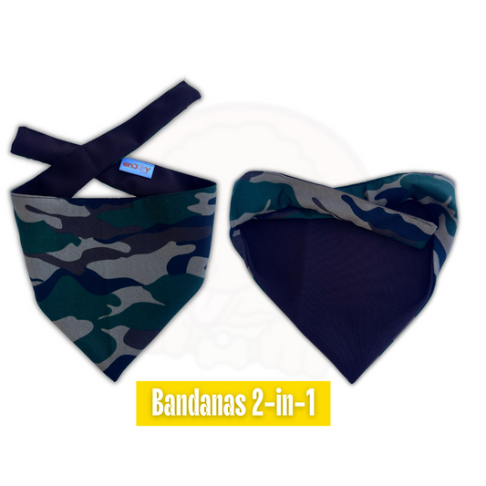 Bandana 2-in-1 Military