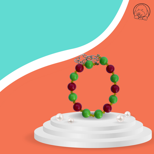 Necklace (Green & Red)