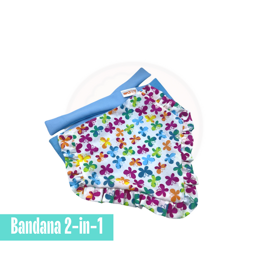 Bandana 2-in-1 butterflies