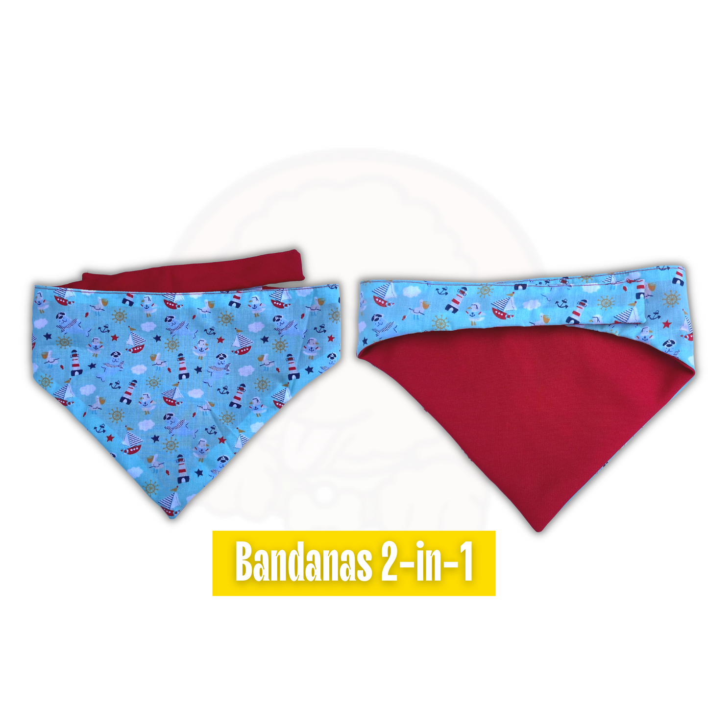 Nautical Bandana 2-in-1
