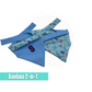 Bandana paw-taino 2-in-1